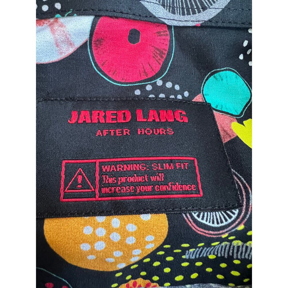 Jared Lang Men's Trim Fit Multicolor Button-Up Shirt AH-T-744 Size 2XL - Picture 4 of 12